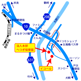 法人本部地図イメージ